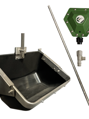 Plastic tilting trough - finishers and sows