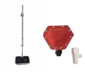 Plast vippe trug til smågrise.