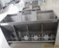 5x2 finisher Wet/Dry feed dob. SS 304 1980x545x785