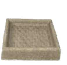 Poly Flise til foderbakke Vægt: 2,6 kg.