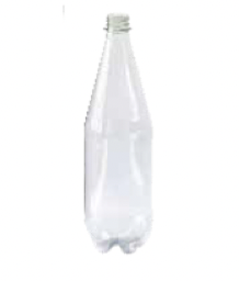 Plastflaske, 1 L med gevind