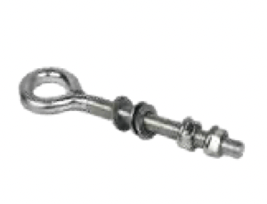 Eyebolt 80 mm Incl 2 pcs washers and nuts