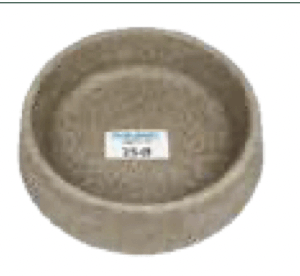 Rund foderskål i POLY Ø 25 Vægt 3 kg.