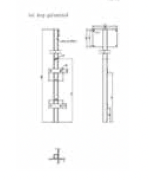 Posts with ANI plate Post H. 80 with base and plate suitable for aniheater dob. Control